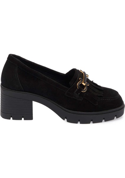 Siyah Hakiki Süet Deri Kadın Topuklu Ayakkabı - K24S1AY67637-A01 modelleri