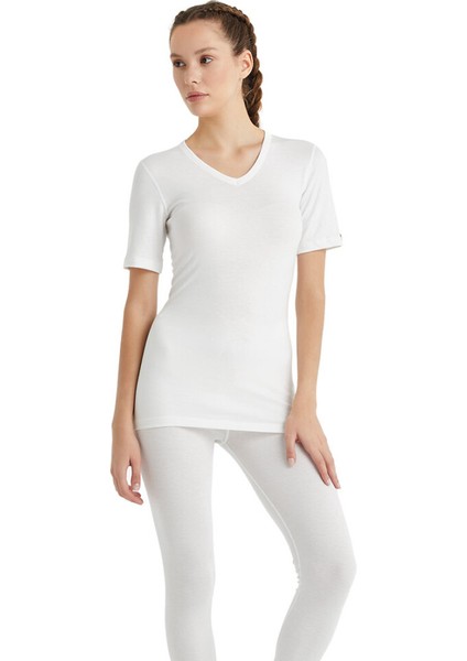 Unisex Termal Tişört 2. Seviye 1263 - Beyaz fiyatları