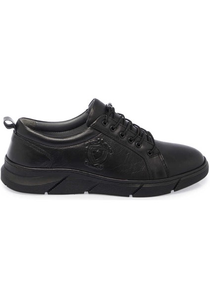 Siyah Hakiki Deri Erkek Sneaker - E24S1AY57007-A23 modelleri