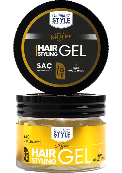 Saç Jölesi | Şekillendirici | Islak Ve Parlak Sert Tutuş-Gold 300ml