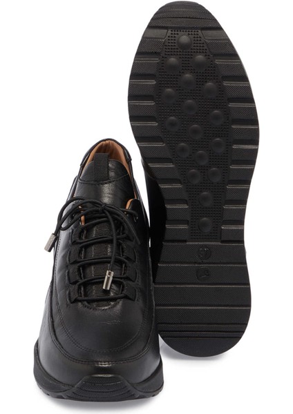 Siyah Hakiki Deri Kadın Sneaker - K24S1AY67512-A23 fırsatları