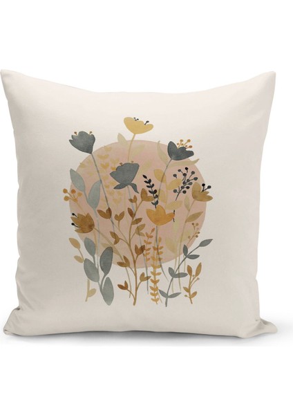 Flower/Vintage Serisi Çift Tarafı Dijital Baskılı 4'Lü Kırlent Kılıfı Seti (Cushion Cover Set) fiyatları