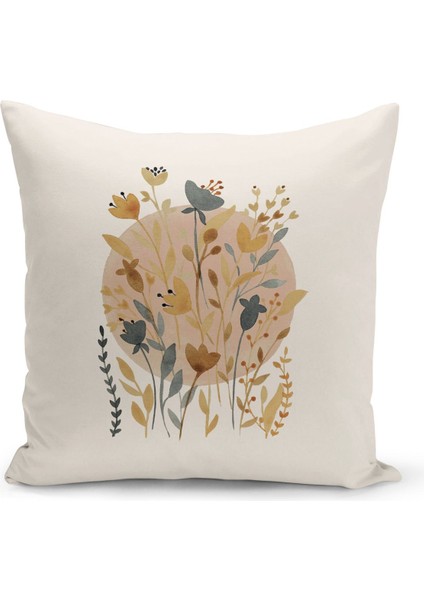 Flower/Vintage Serisi Çift Tarafı Dijital Baskılı 4'Lü Kırlent Kılıfı Seti (Cushion Cover Set) modelleri