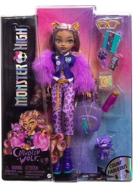 Monster High Acayip Havalı Arkadaşlar - Clawdeen HRP65