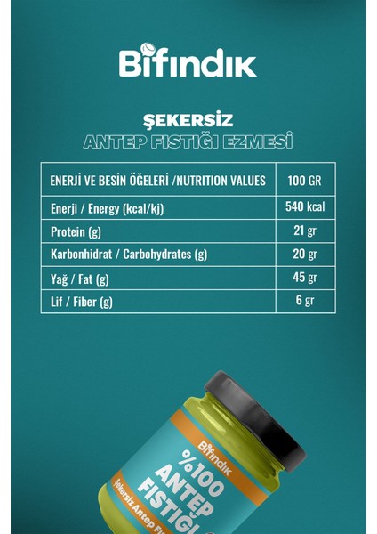 Şekersiz Antep Fıstığı Ezmesi Katkısız Taze Çekim Doğal Sürülebilir Kahvaltılık %100 Antep 1 kg