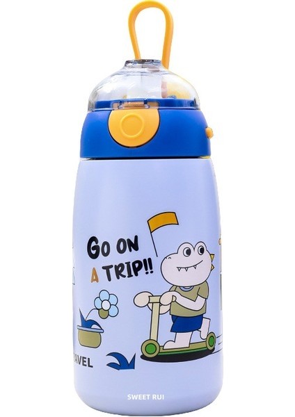 Sevimli Karikatür Taşınabilir Termal Su Şişesi 500ML (Yurt Dışından)