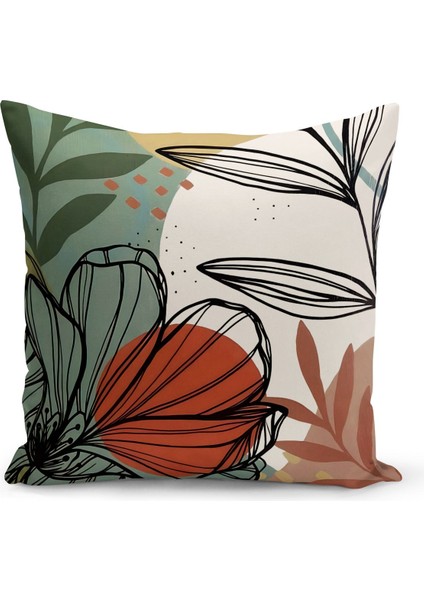 Bohem Serisi Çift Tarafı Dijital Baskılı Kırlent Kılıfı (Bohem Cushion Cover)