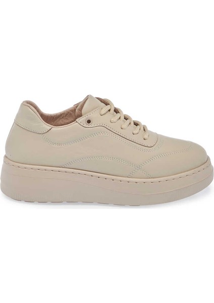 Bej Hakiki Deri Kadın Sneaker - K24S1AY67554-A25 modelleri