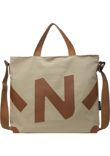 Omuz Çantası Çapraz Çanta Taşınabilir Yüksek Kaliteli Kanvas Bakımı Kolay Kumaş Sade ve Geniş Kapasiteli Stil, Haki (Yurt Dışından)