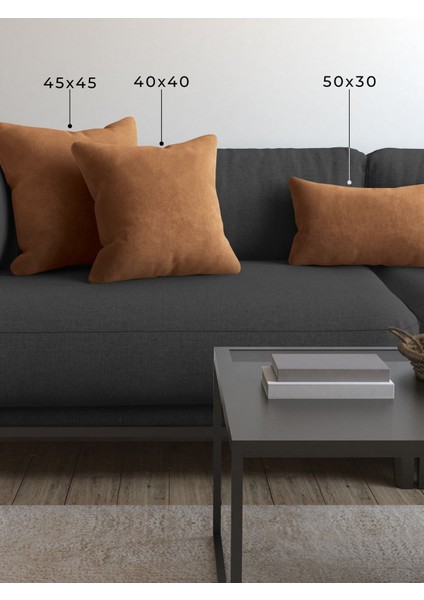Soft Series Kaju Rengi Kırlent, Yastık Kılıfı