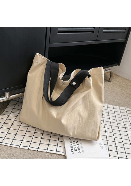 Omuz Çantası Çapraz Çanta Taşınabilir Yüksek Kaliteli Aşınmaya Dayanıklı Kanvas Kumaş Çok Yönlü Stiller ve Geniş Kapasite, Haki (Yurt Dışından)