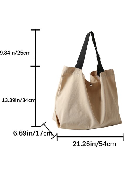 Omuz Çantası Çapraz Çanta Taşınabilir Yüksek Kaliteli Aşınmaya Dayanıklı Kanvas Kumaş Çok Yönlü Stiller ve Geniş Kapasite, Haki (Yurt Dışından) fiyatları