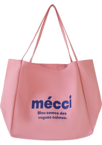 Omuz Çantası Çapraz Çanta Taşınabilir Yüksek Kaliteli Kanvas Aşınmaya Dayanıklı Kumaş Basit ve Çok Yönlü Sokak Modası Büyük Kapasite, Pembe (Yurt Dışından)