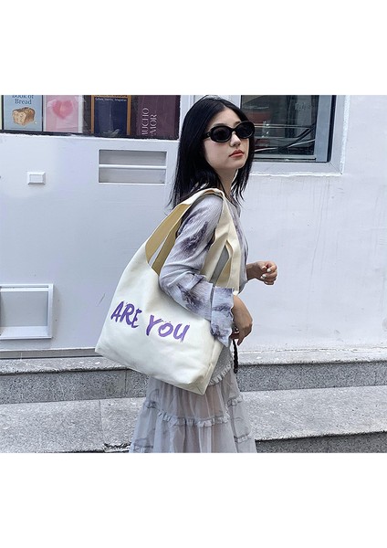 Omuz Çantası Çapraz Çanta Taşınabilir Yüksek Kaliteli Aşınmaya Dayanıklı Kanvas Kumaş Çok Yönlü Stiller, Haki (Yurt Dışından) modelleri