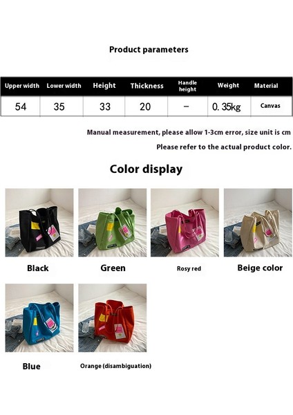 Omuz Çantası Çapraz Çanta Taşınabilir Yüksek Kaliteli Kanvas Kumaş Şık ve Sade Stil, Yeşil (Yurt Dışından) fiyatları