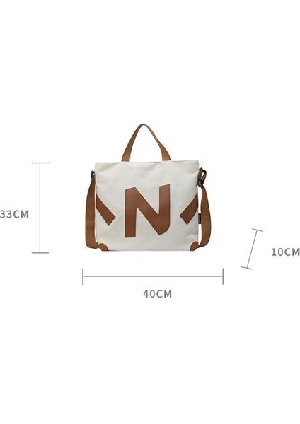 Omuz Çantası Çapraz Çanta Taşınabilir Yüksek Kaliteli Kanvas Bakımı Kolay Kumaş Sade ve Geniş Kapasiteli Stil, Siyah (Yurt Dışından) fiyatları