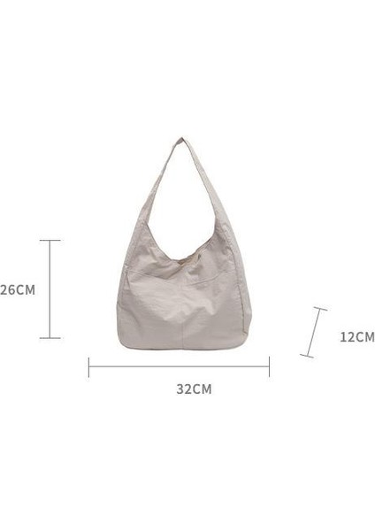 Omuz Çantası Çapraz Çanta Taşınabilir Yüksek Kaliteli Naylon Kumaş Kentsel Sadelik Büyük Kapasite, Siyah (Yurt Dışından) modelleri