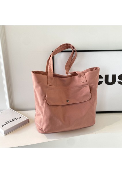 Omuz Çantası Çapraz Çanta Taşınabilir Yüksek Kaliteli Hafif Oxford Kumaş Malzemesi Sade Kentsel Tarz, Pembe (Yurt Dışından)