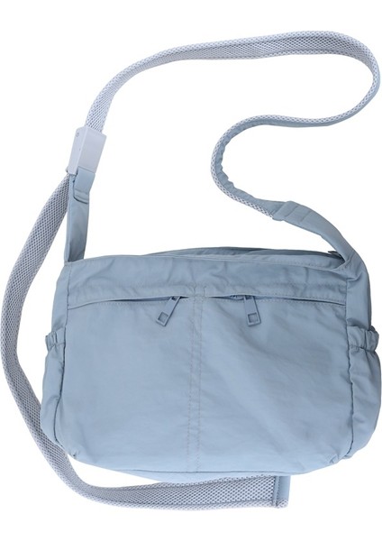 Omuz Çantası Çapraz Çanta Taşınabilir Yüksek Kaliteli Naylon Su Geçırmez Malzeme Kentsel Basit Stil, Mavi (Yurt Dışından)