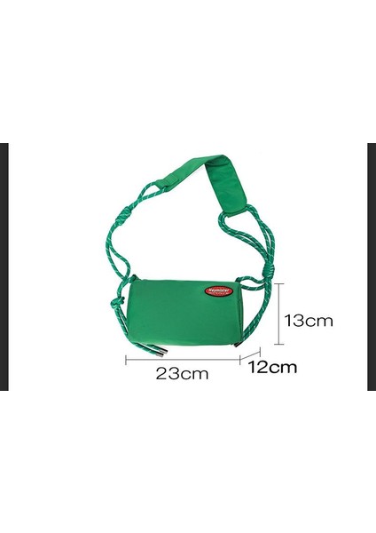 Omuz Çantası Çapraz Çanta Taşınabilir Yüksek Kaliteli Naylon Su Geçırmez Kumaş Kentsel Tazelik Stili, Yeşil (Yurt Dışından) modelleri