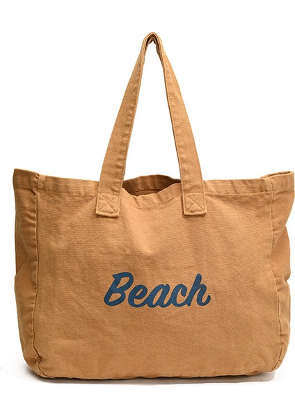 Omuz Çantası Çapraz Çanta Taşınabilir Yüksek Kaliteli ve Konforlu Tuval Malzemesi Basit Harf Stili, Kahverengi (Yurt Dışından)