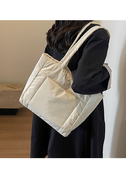 Omuz Çantası Çapraz Çanta Taşınabilir Yüksek Kaliteli Pamuklu Malzeme Kentsel Gündelik Tarz, Haki (Yurt Dışından) fiyatları