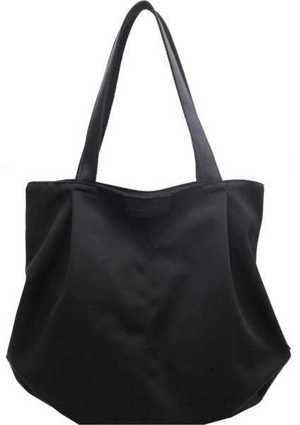 Omuz Çantası Çapraz Çanta Taşınabilir Yüksek Kaliteli Kumaş Malzemesi Kentsel Moda Stili, Siyah (Yurt Dışından)