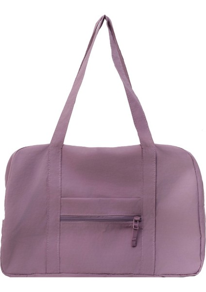 Omuz Çantası Çapraz Çanta Taşınabilir Yüksek Kaliteli Naylon Malzeme Basit ve Popüler Stil, Mor (Yurt Dışından)