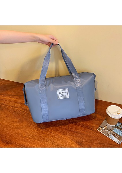 Omuz Çantası Çapraz Çanta Taşınabilir Yüksek Kaliteli Oxford Kumaş Nefes Alabilen Malzeme Retro Tarzı, Mavi (Yurt Dışından)