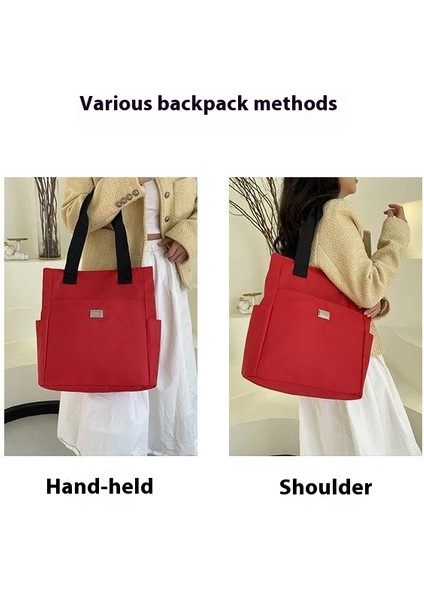 Omuz Çantası Çapraz Çanta Taşınabilir Yüksek Kaliteli Oxford Kumaş Malzemesi Kentsel Moda Stili, Siyah (Yurt Dışından) fiyatları