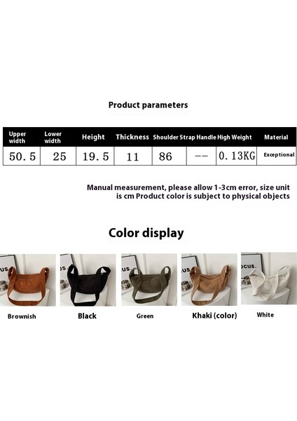 Omuz Çantası Çapraz Çanta Taşınabilir Yüksek Kaliteli Özel Malzemeler Kentsel Sade Stil, Kahverengi (Yurt Dışından) modelleri