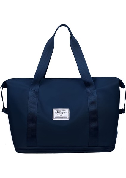 Omuz Çantası Çapraz Çanta Taşınabilir Yüksek Kaliteli Naylon Aşınmaya Dayanıklı Malzeme Kentsel Moda Stili, Koyu Mavi (Yurt Dışından)