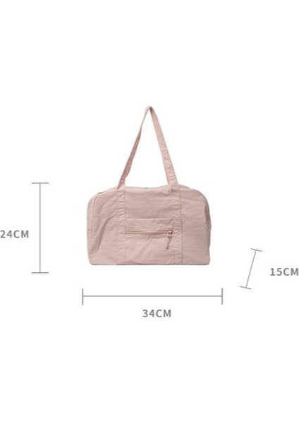 Omuz Çantası Çapraz Çanta Taşınabilir Yüksek Kaliteli Naylon Malzeme Basit ve Popüler Stil, Bej (Yurt Dışından) modelleri