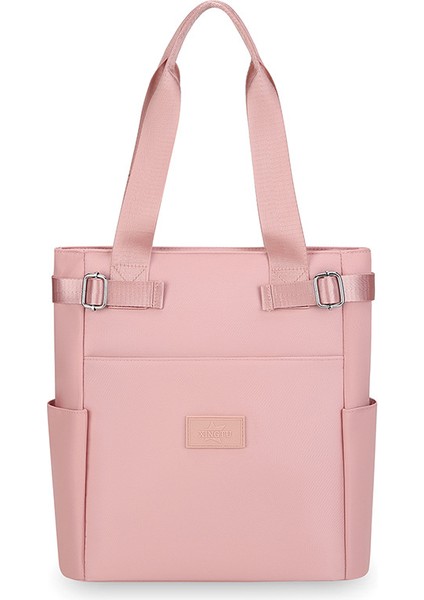 Omuz Çantası Çapraz Çanta Taşınabilir Yüksek Kaliteli Oxford Kumaş Aşınmaya Dayanıklı Malzeme Kentsel Moda Stili, Pembe (Yurt Dışından)