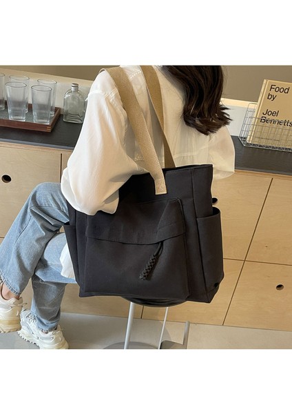 Omuz Çantası Çapraz Çanta Taşınabilir Yüksek Kaliteli Aşınmaya Dayanıklı Kanvas Malzeme Kentsel Günlük Tarz , Haki (Yurt Dışından) fiyatları