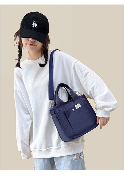 Omuz Çantası Çapraz Çanta Taşınabilir Yüksek Kaliteli Aşınmaya Dayanıklı Kanvas Malzeme Basit Günlük Tarz , Siyah (Yurt Dışından) fiyatları