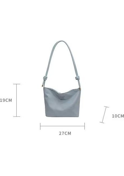 Omuz Çantası Çapraz Çanta Taşınabilir Yüksek Kaliteli Hafif Naylon Kumaş Sokak Modası Stili, Mavi (Yurt Dışından) modelleri