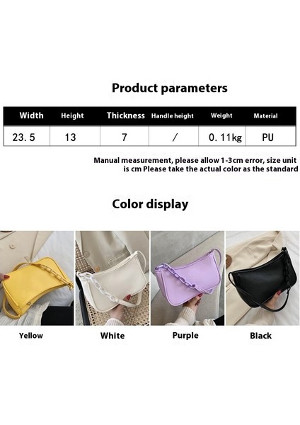 Omuz Çantası Çapraz Çanta Taşınabilir Yüksek Kaliteli Pürüzsüz Pu Kumaş Basit Stil, Mor (Yurt Dışından) modelleri