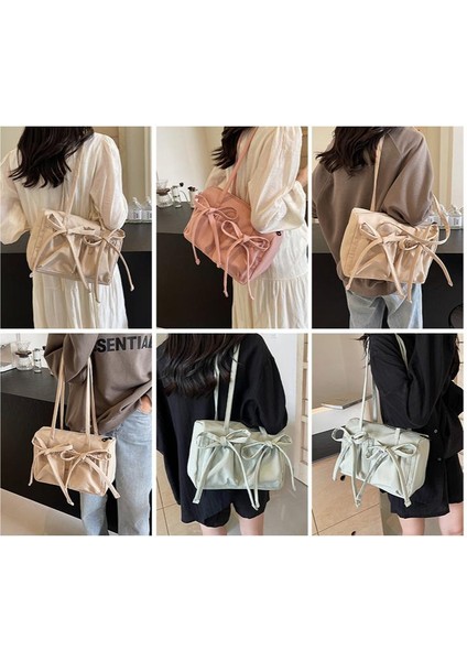 Omuz Çantası Çapraz Çanta Taşınabilir Birinci Sınıf Hafif Naylon Kumaş Basit Çanta Stili, Pembe (Yurt Dışından) fiyatları