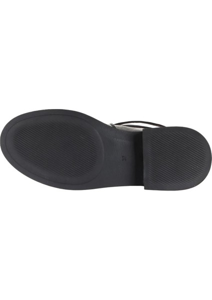 Siyah Deri Kadın Topuklu Bot 01WD3901 01WD3901 indirimleri