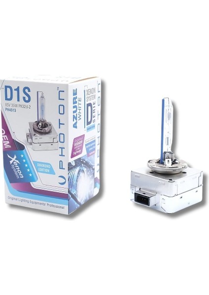 D1S 8000K Buz Mavisi Xenon Ampül