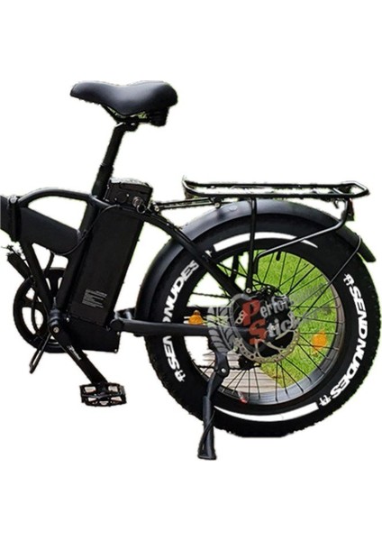 Elektrikli Bisiklet Send Nudes + Şerit Lastik Yazısı 8adet Lastik Sticker Rks E-Bike Lastik Stikeri
