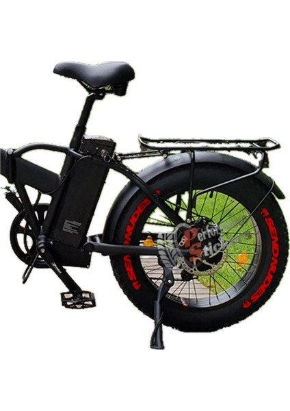 Send Nudes Elektrikli Bisiklet Lastik Yazısı 8adet Lastik Sticker Rks E-Bike Lastik Stiker Kırmızı