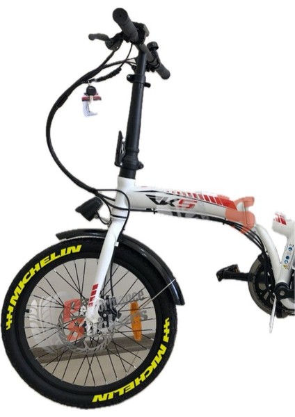 Michelin + Bayrak Elektrikli Bisiklet Lastik Yazısı 8 Adet Lastik Sticker Rks E-Bike Lastik Stikeri