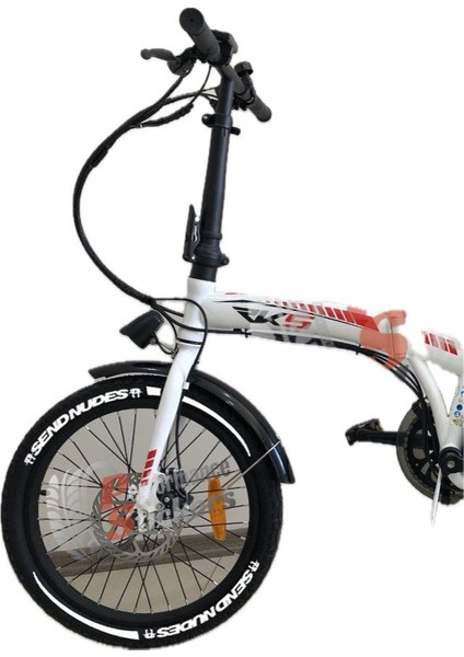 Elektrikli Bisiklet Send Nudes + Kuyruk Lastik Yazısı 8adet Lastik Sticker Rks E-Bike Lastik Stikeri