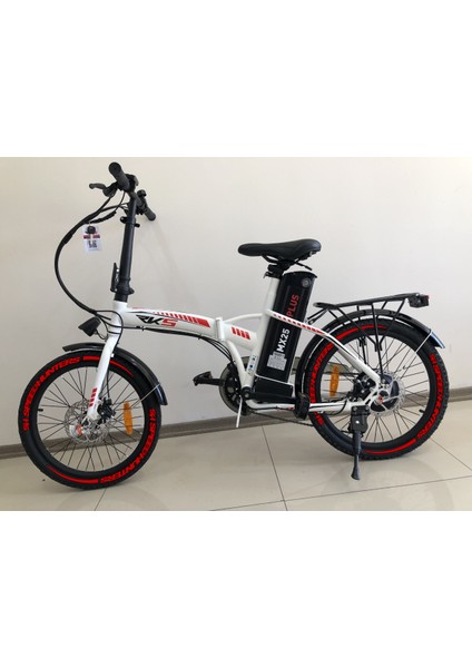 Elektrikli Bisiklet Speedhunters + Kuyruk Lastik Yazısı 8adet Lastik Sticker Rks E-Bike Lastik Stiker Kırmızı modelleri