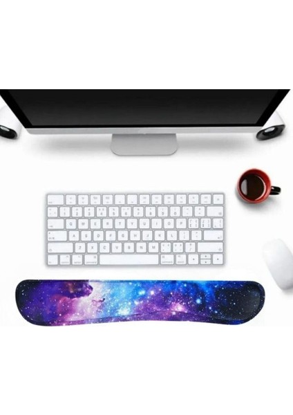 Desenli Ergonomik Oyuncu Gaming Mouse Pad ve Bilek Desteği Set