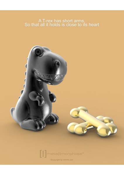 Dino & Kemik Anahtarlık