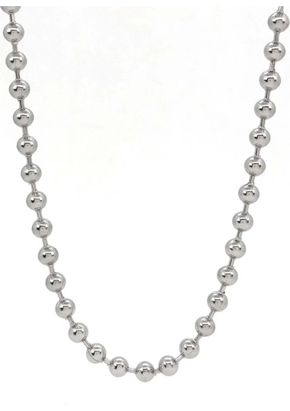 925 Ayar Gümüş Unisex Tırnak Makası Model Gümüş Top Zincir 4 mm fiyatları