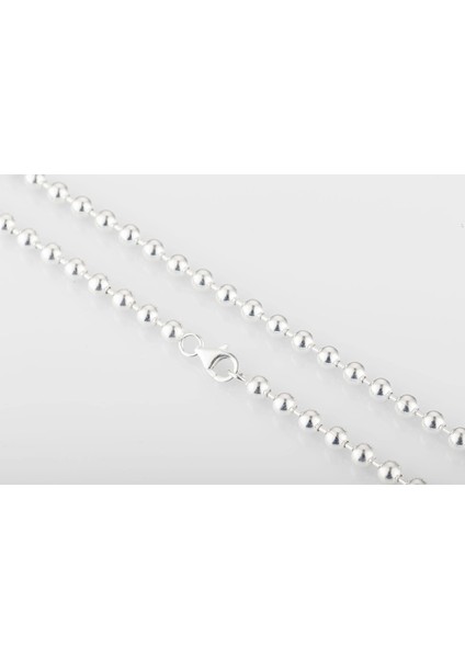 925 Ayar Gümüş Unisex Tırnak Makası Model Gümüş Top Zincir 4 mm fırsatları